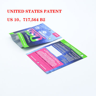 Custom geurbestendige, kindervriendelijke Mylar-zakken voor tabaksverpakkingen met veilig plastic ritslot