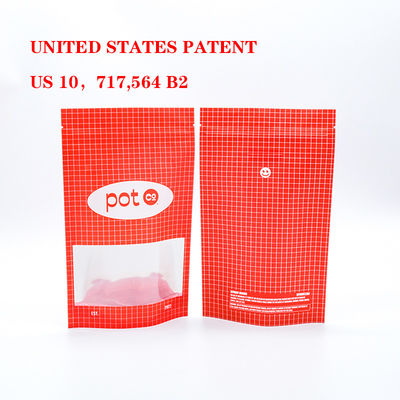 Gepersonaliseerde geurbestendige kinderbeschermingszakken zelfstandige plastic rits slot voedselzakjes