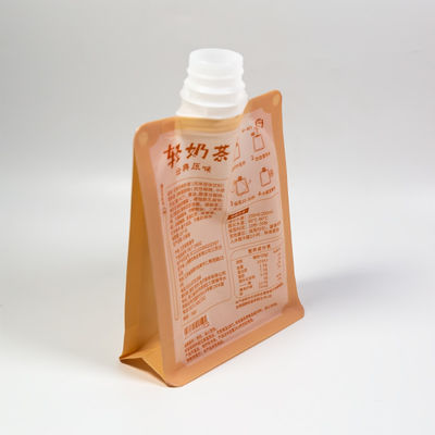 Logo Custom Printed Spout Bag Food Flip Spray Spout Bag Food Juice Verpakkingszak