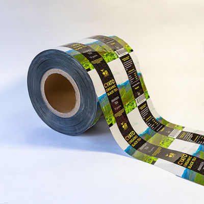 Voedingsmiddelen Aluminiumfolie Composite Roll Film Kleurenprinting Thee Snack Automatische verpakking Roll Film