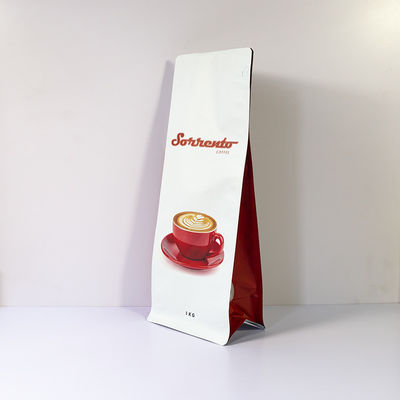 Eenrichtingsuitlaatklep Koffiebonen opslagzakjes Hou fris Geurig 1kg 5lbs