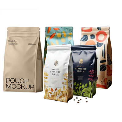 3kg 5kg 20kg 2lb Eco-vriendelijke bodem koffiebonen zak met klep