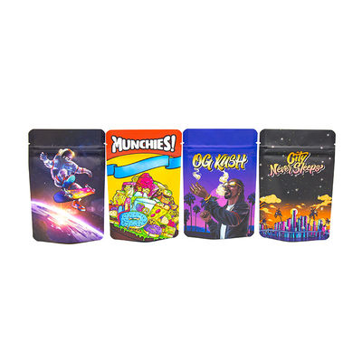 Op maat gemaakte kinderbestendige Mylar-zakken Voedingsmiddelen Mylar-zakken Medicijnen