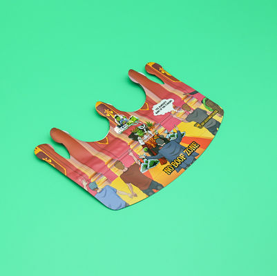 Koekjes Custom Mylar Bag Ziplock 3.5 Hervergrendelbare Zipper Geur proof Child Exit Mylar Bags Speciale gevormde tas