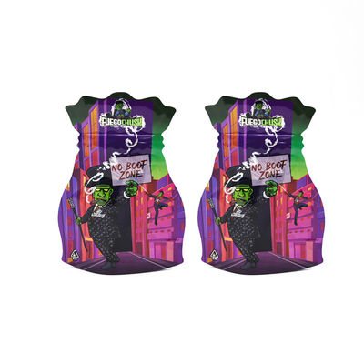 Weed Mylar Bag Voedselsbewaring Kindveiligheid georiënteerd 15x20 cm Tamperproof