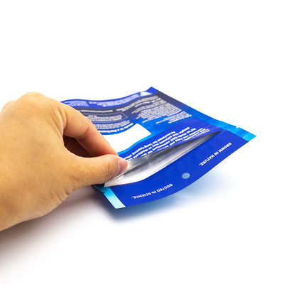 Driezijdige anti-kind ritsverpakkingszak Custom Manufacturer Vmopp+Pet+Pe Plastic Composite Bag