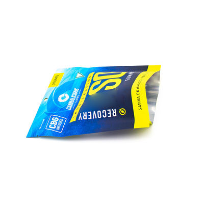 Beveiligde, aanpasbare, kinderdichte driezijdige verpakkingszak met rits VMOPP+PET+PE