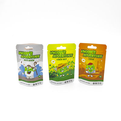 Custom logo Mylar gedrukte geurbestendige ritszakken voedselverpakkingszakken