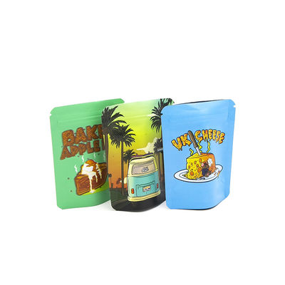 Op maat gedrukt, opnieuw afsluitbaar, kinderbestendig, reukvrij 1g 3.5g 7g 14g 28g 1oz Mylar Bag