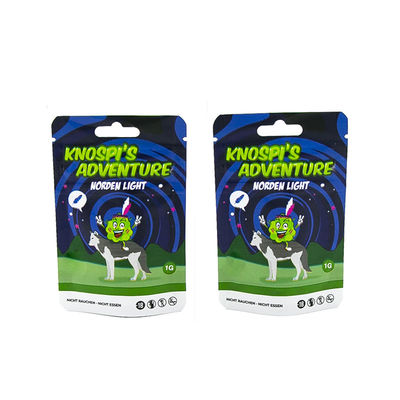 Resistente Ziplock Plastic Bag Print Foil Gelamineerde Tabaksverpakkingszak voor kinderen Koekjes Mylar Bags