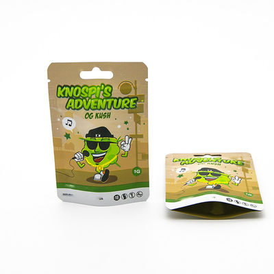 Op maat gemaakte kinderbestendige geurloze Zip Mylar zakken voor tabaks- / sigarettenopslag