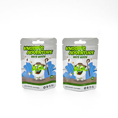 Zipper Nut Snack Aluminiumfolie Sigarenpakket Tabakverpakking Geurbestendige zak Verpakking Mylar zak voor voedsel