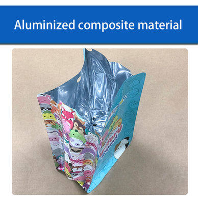 Op maat gemaakte hervergrendelbare zakken Vierkante bodemzak Composit Laminated Food Grade Packaging Bag