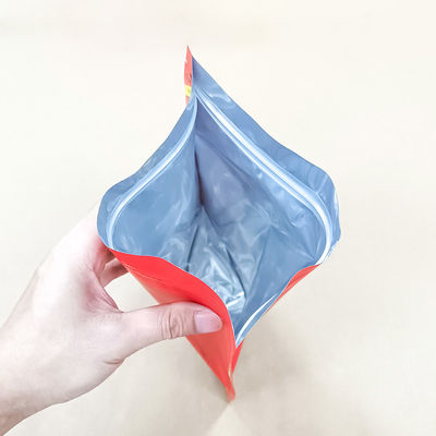 Aluminium-metalliseerde zakken voor voedsel en snacks met terug te gebruiken rits