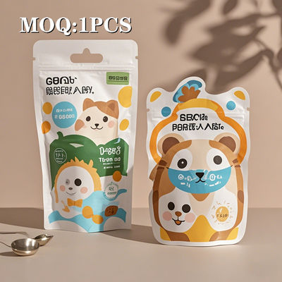 Duurzame Mylar Zipper Bag voor onkruid met die cut design