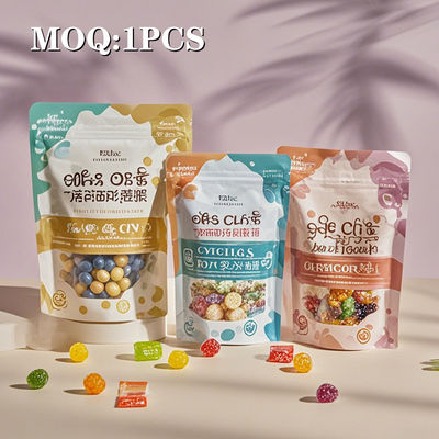 Herbruikbare plastic zak voor het gemakkelijk openen en opnieuw verzegelen van voedselverpakkingen