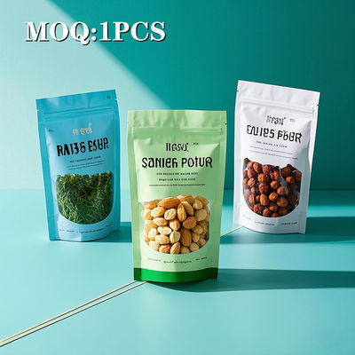 Op maat gedrukt kauwgommen Koekjes Eetbare verpakkingen Geurbestendige Stand Up Pouch Aluminium folie Plastic verpakkingen Ziplock Mylar zakken