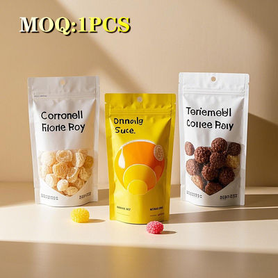 Op maat gemaakte gedrukte kinderdichte voedselverpakking Gummy Candy Side Seal 3,5 g geurbestendige die cut Mylar-zakken