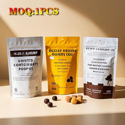 Gepersonaliseerde plastic verpakking verzegeldoos Warm zegel met ramen Voedsel Driezijdig stand Zipper zegel Vlees Zeevruchten Vriesdoos