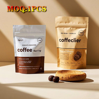 Op maat gemaakte digitale drukwerk Recyclebaar composiet Stand Up Pouch Zaden Kruiden Pakket Spices Mylar Bag Met Ziplock Zipper Window