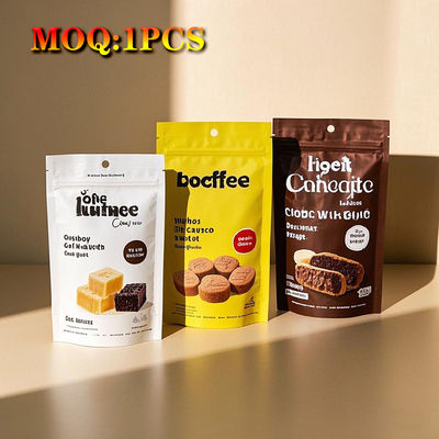 Custom logo verpakking 1 oz 28g / 7 gram / 4x5 inch 3.5 G eetbare snoep koekjes geurbestendige rits Mylar plastic zak
