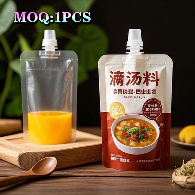 Eco Verpakking Custom Plastic Liquid Recyclable Spout Pouch Drink Juice Squeeze Bags Wassen Liquid Wasmiddel Verpakking Doypack