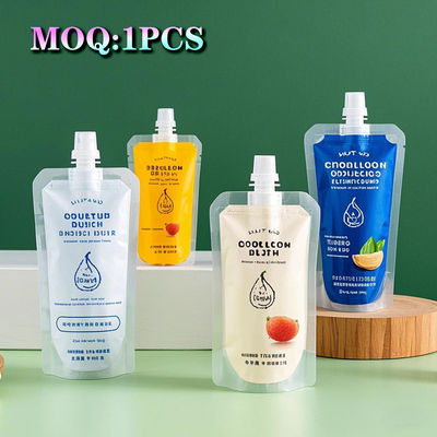 Custom herbruikbare opstaande zakjes met spout Liquid Baby Food Fruit Juice Mud Sauce For Drinks Lotion Verpakking