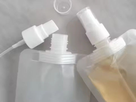 Op maat gemaakte zak met spray flip-top voor Tonico Tratamiento en shampoo verpakkingszak