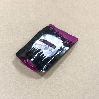 Voedselkwaliteit duimzak met rits gesloten in versheid en geuren