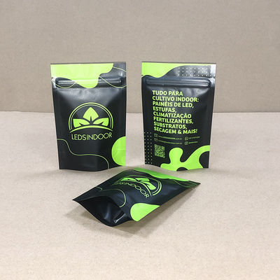 Custom Loud Lock Mylar Tassen Geurbestendige 6 mil Dikte Kinderwaardig Grijp N Trek