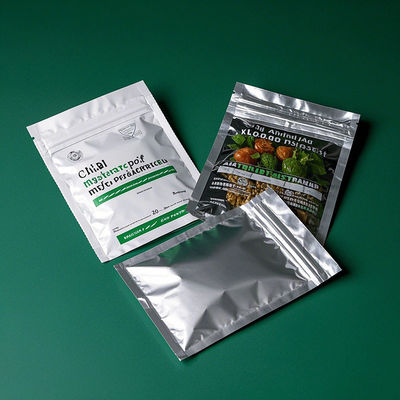 Kinderwaardig Mylar-zakken FCC gecertificeerde kind-proof verpakking luchtdicht vochtdicht voedselkwaliteit aangepaste rits / grootte / afdruk