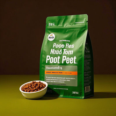 ASTM-gecertificeerde kinderbestendige ziplockzakken op maat gedrukt voor huisdierenvoeding