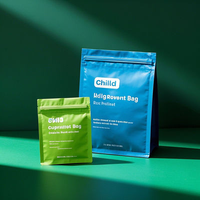 Kinderbestendige opstaande zak FDA-gecertificeerd aanpasbaar ontwerp voor farmaceutische en snackverpakkingen