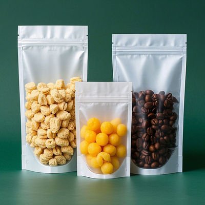 Flat Bottom Bag with Zipper - Stand-Up Airtight Pouches with Reusable Lock Seal for Coffee, Snacks, Cosmetics | High-Barrier Lamination & Custom Printing