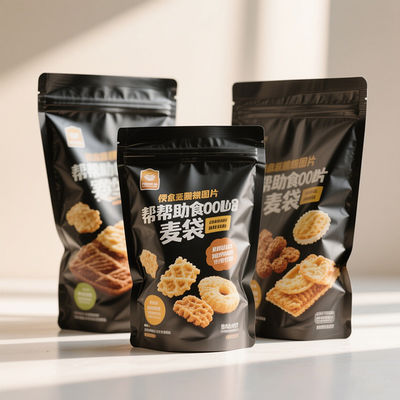 Herbruikbare opstaande foliezakjes warmtevriezer veilig voor koffie huisdiervoedsel & bulk snacks