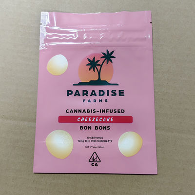 Transparante opstaande zakken met ritscompositief materiaal voor koffiebonen, snacks en verpakkingen voor huisdieren