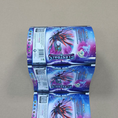 Aanpasbare tekenkaarten verpakkingsrol film vochtbestendige afdruk voor snoep / cadeautjes / kinderproducten