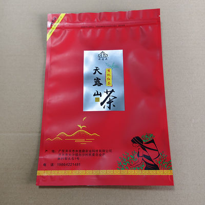 Stand-up ritszakken met matte afwerking - waterdicht en opnieuw sluitbaar voor poeder/vloeistofverpakkingen