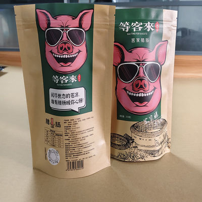 Aangepaste maat matte zwart stand -up ritszakken premium kleding/accessoires retail verpakking