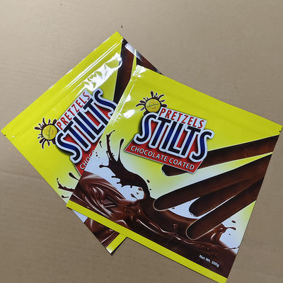 Luxe geïmprimeerde chocolade voedselverpakkingen van voedselkwaliteit gelamineerd nylon en QR-code-traceerbaarheid