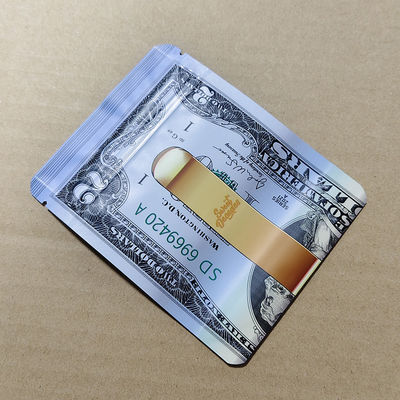 Gepersonaliseerde dollar-print kindervriendelijke zakken astma Iso-gecertificeerd en recycleerbaar Pet / al / pe laminaat