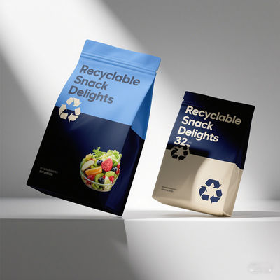 Fabrieksdirecte 8-zijdige verzegelde zakken met rits sluiting UV-bestendige voor wereldwijde export van voedsel