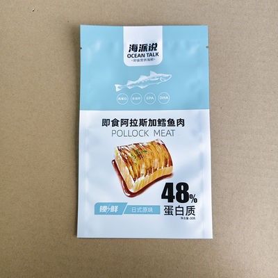 Makkelijk te scheuren vers vlees snackzakjes Duurzame lekvrije verpakking voor Jerky Charcuterie 4oz 6x8in