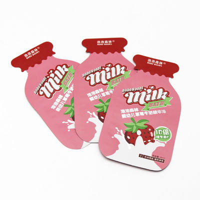 Op maat gemaakte baby douche gel zak BPA vrij lekproof ontwerp