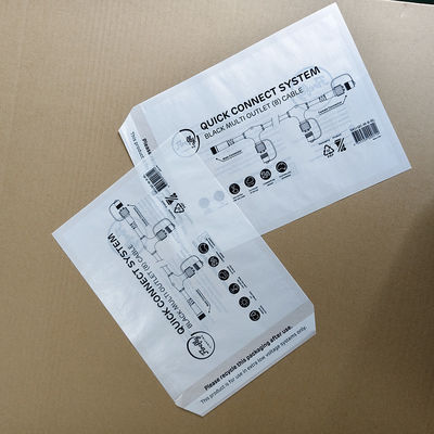 Vetvrije voedselveilige glassine papieren zakken Milieuvriendelijke transparante verpakking voor bakkerij, snoep, ambachten