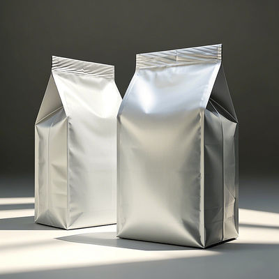 Eco-vriendelijke Mylar-zakken. 30% post-consumer gerecycled en GRS-gecertificeerd.