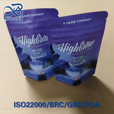 Sneeuwberg Nachtscène Bedrukte Kindveilige Zakken