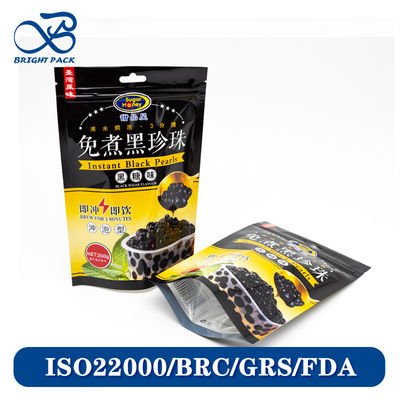 Oxygenbarrière-stand-up zakken voor instant food verpakkingen met meerlagige film en afsluiting rits.