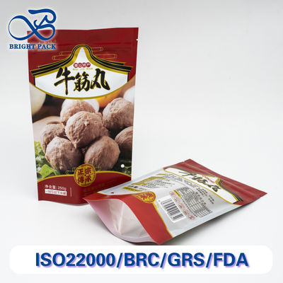 Multi-barrière stand-up pouches voor voedselverpakkingen met oliebestendigheid en hoogwaardige duurzaamheid.