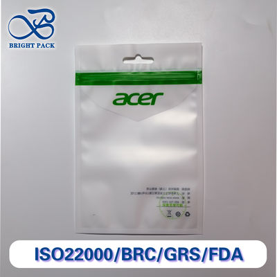 Anti-statische driezijdige verzegelingen met transparante ramen voor elektronische producten verpakkingen herbruikbaar en aanpasbaar.